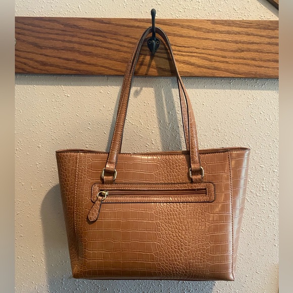 Giani Bernini Croc Embossed Tote - Picture 3 of 11